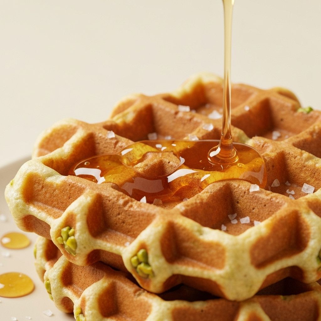Fıstıklı Waffle